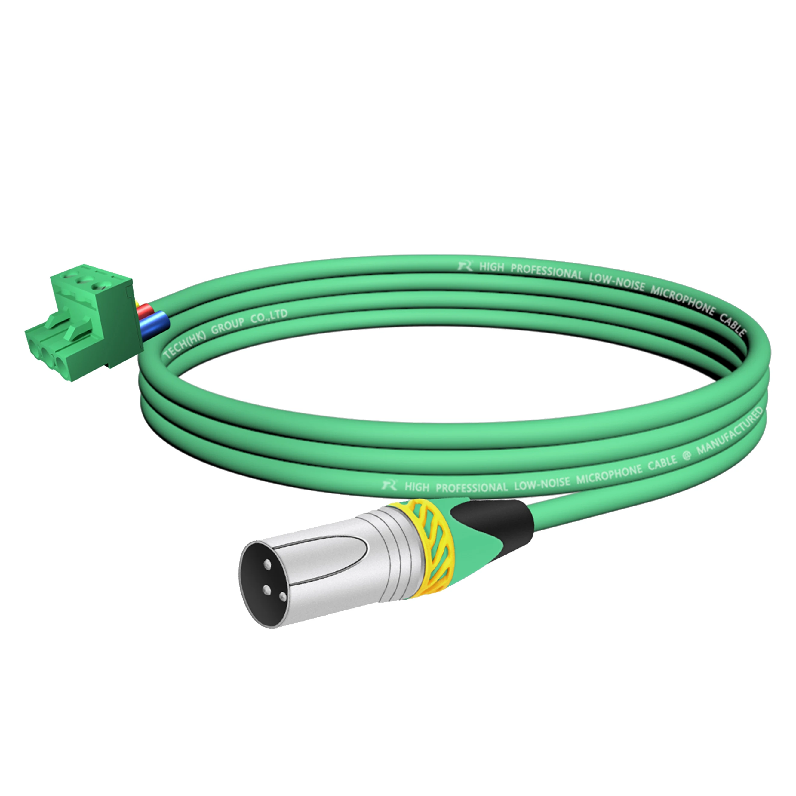 5,08mm 3-Pin Phoenix Terminal zu Direktanschluss 3P XLR-Stecker, Geräuscharmes Abgeschirmtes Mikrofonkabel für Stabile Audiosignalübertragung – Detail 5