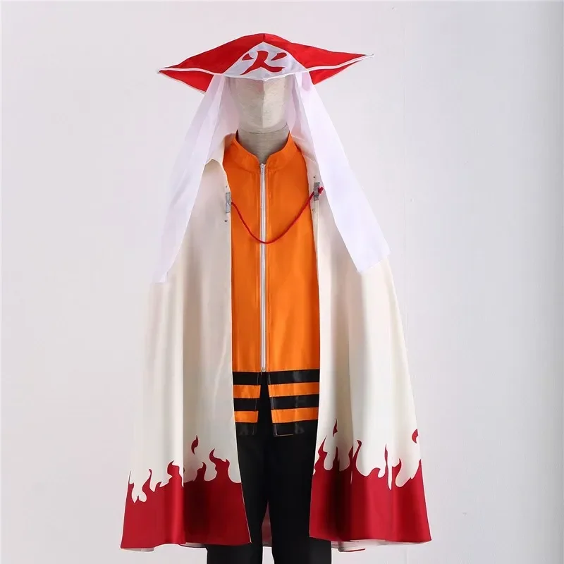 2025 New Anime Shippuden Uzumaki Hokage Bamboo Hat Fancy Party Performance Cap comic cosplay AA*8*Q