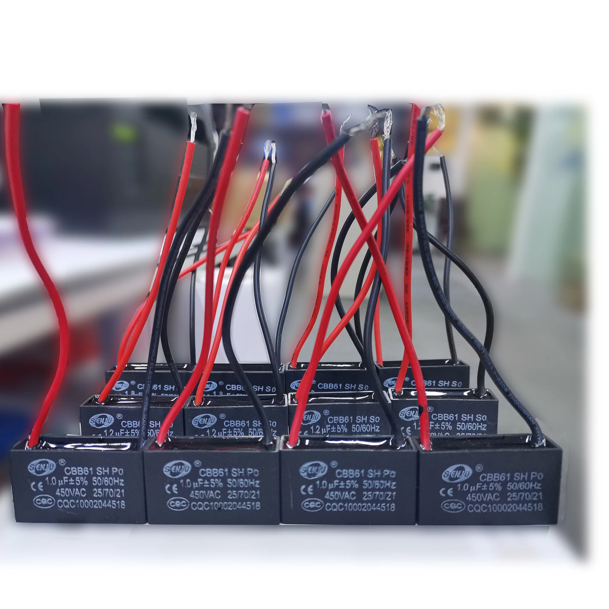 

5 шт. CBB61 конденсатор вентилятора 450 В переменного тока пусковой конденсатор 1 мкФ 1,2 мкФ 1,5 мкФ 2 мкФ 2,5 мкФ 3 мкФ 5 мкФ