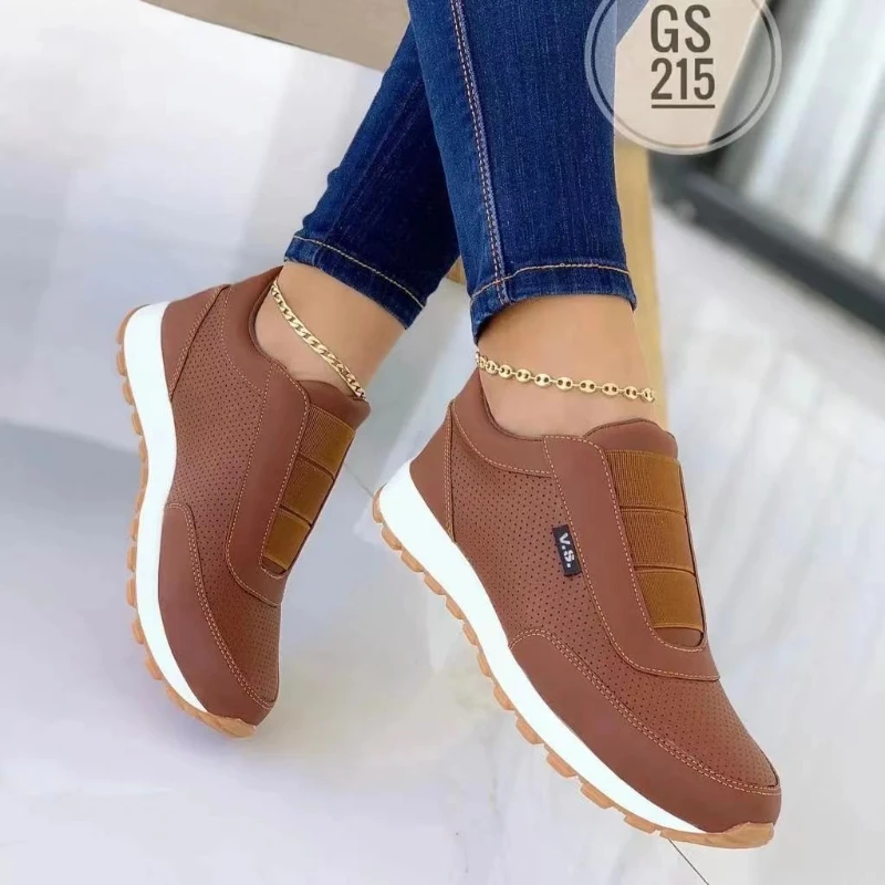 Sneakers Women\'s Spring Shoes Platform Casual Sports Female Slip on For Woman Medical Comfortable  Brand Tennis 2024 New