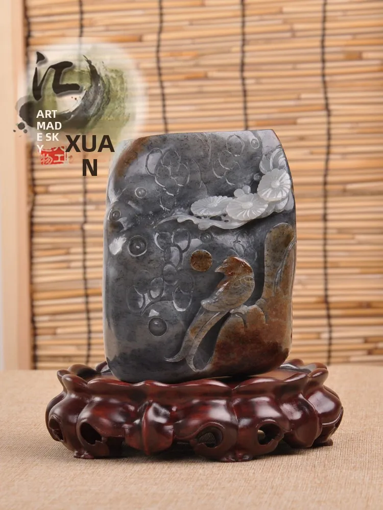 

New Chinese Sle Whole Wood rican Camphor Elm Tea Pot Incense Burner Display Stand Base Potted Lacape Buddha Statue o...