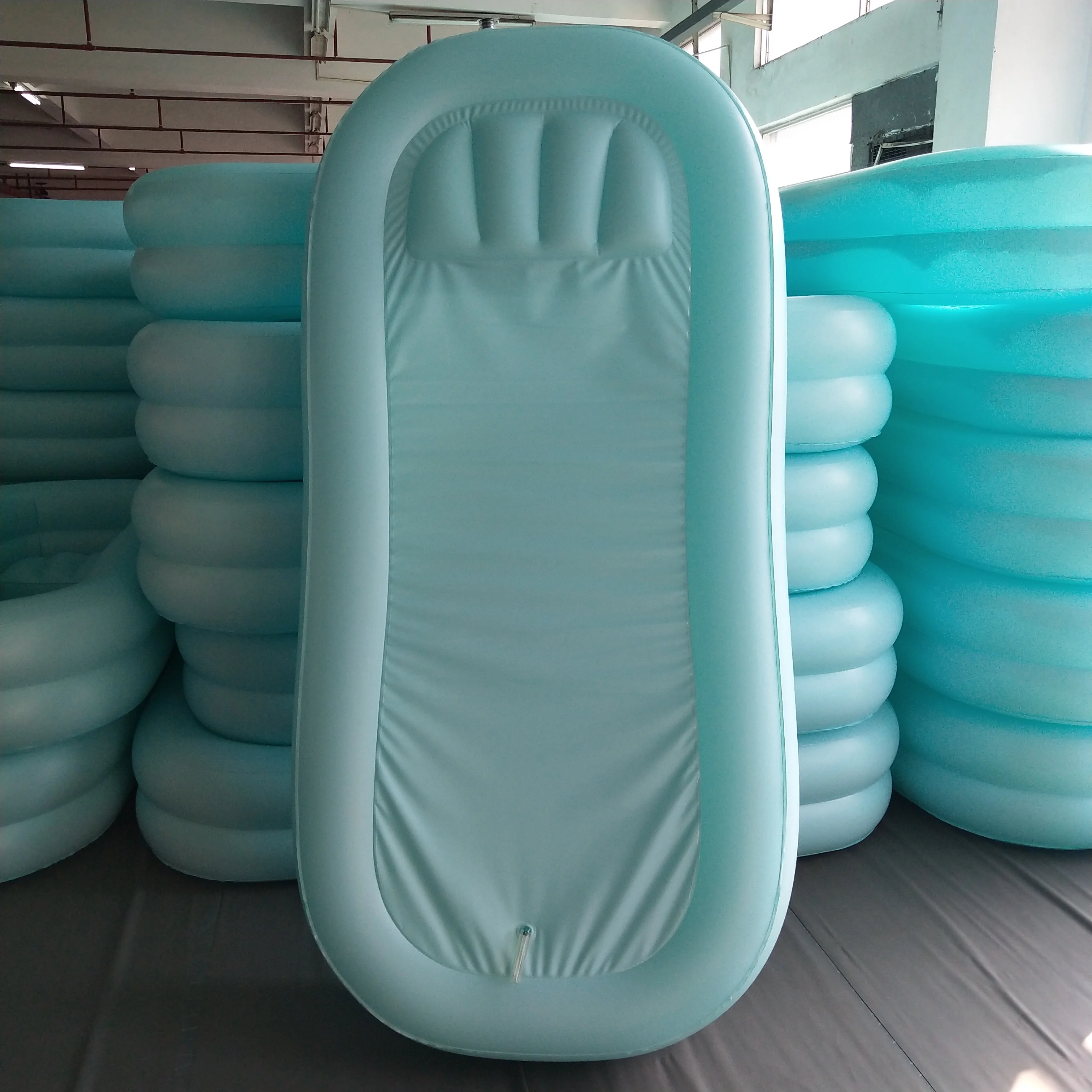 Pvc Inflatable Medical Care Patient Bed Bath Tub Pvc Inflatable Pool Anti-Decubitus Inflatable Bath Tub Medical Inflatable Dual-Tube Pool Nursing Bathtub