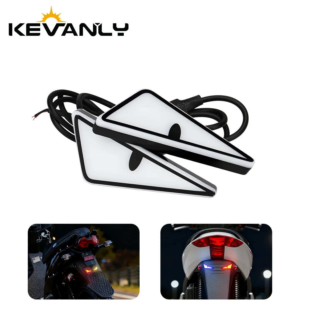 1 set Motorcycle Universal LED Devil Eyes Lights Demon Eyes Headlight Motorcycle Mini Projector Lens Lamp Car Decoration Lights
