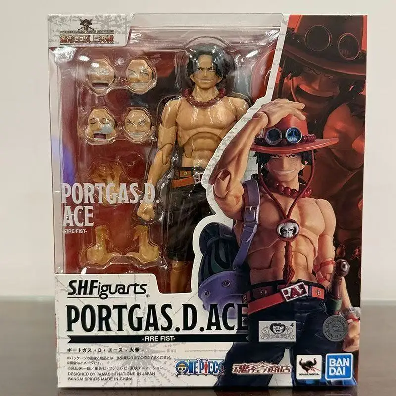 

В наличии Bandai S.H.Figuarts SHF ONE PIECE PORTGAS.D.ACE SABO Luffy Модельный комплект Фигурки Модель Игрушка в подарок для детей