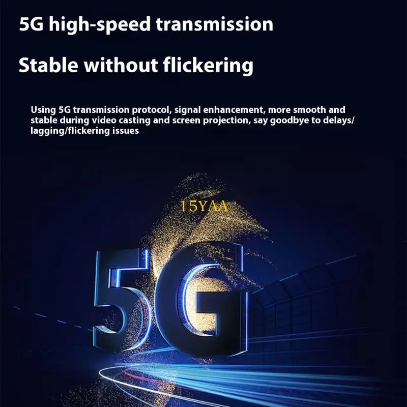 15YA Wireless Hdmis Transmitter and Receiver 1080P Plugs and Play for Conference Room