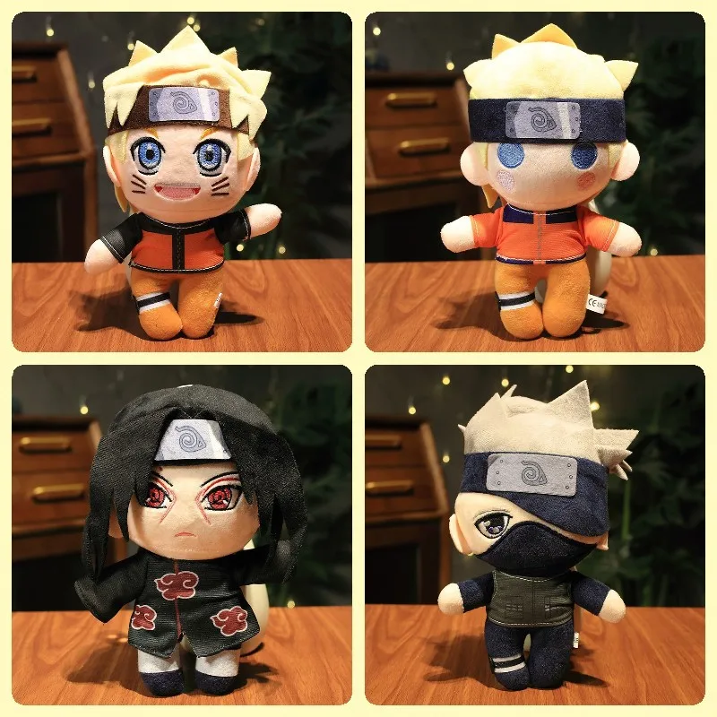 

Японская аниме-игрушка Наруто, плюшевая игрушка для детей, кукла Наруто Какашима Итачи, классический подарок, милая мягкая игрушка, подарок для детей