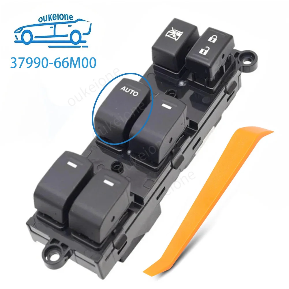 Interruptor Eléctrico para Elevalunas Delantero Izquierdo, Lado del Conductor, para Suzuki Vitara S-Cross SX4, Botón de Control 37990-66M00