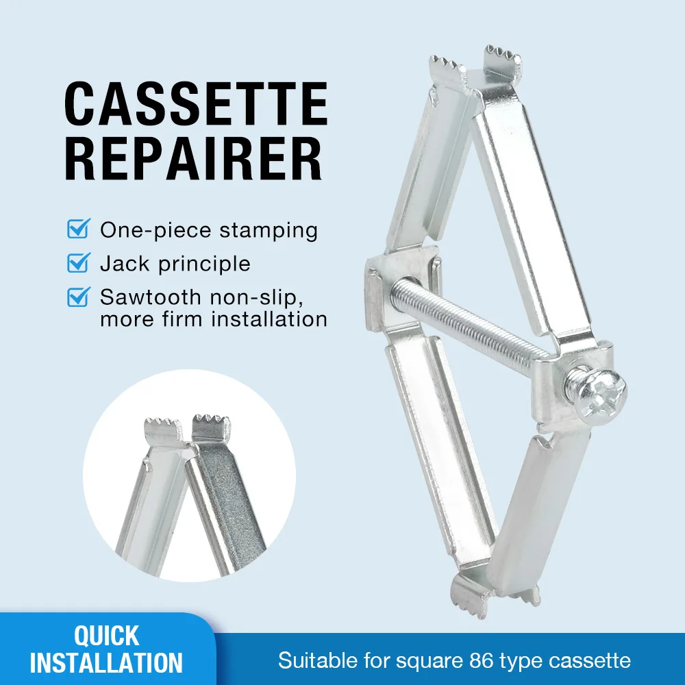 10pcs 86mm Cassette Box Repair Screw Switch Old Socket Box Replacement Fixed Wall Repair Box Support Rod Electrician Accessories