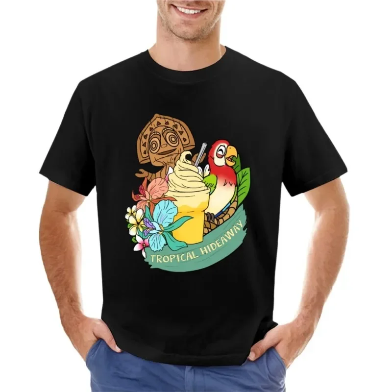 Tropical Hideaway T-Shirt cat shirts blank t shirts graphic t shirts Aesthetic clothing t shirt men