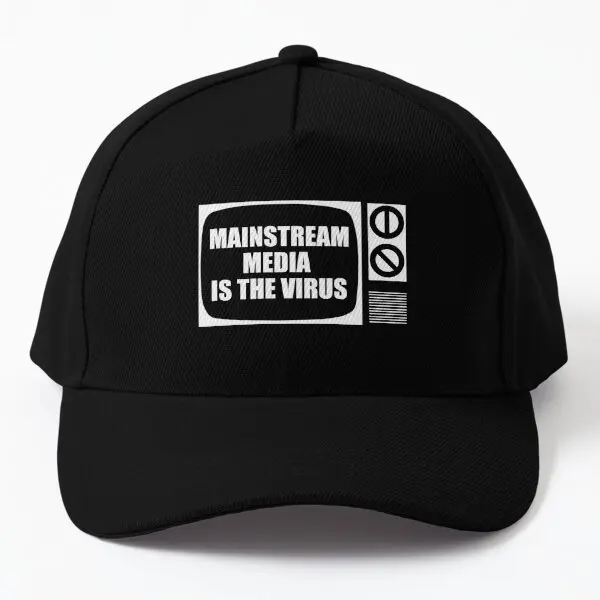 Primavera mídia mentiras boné, chapéu snapback Bonnet de sol estampado casual masculino, monocromático, preto, casual, esportivo, verão