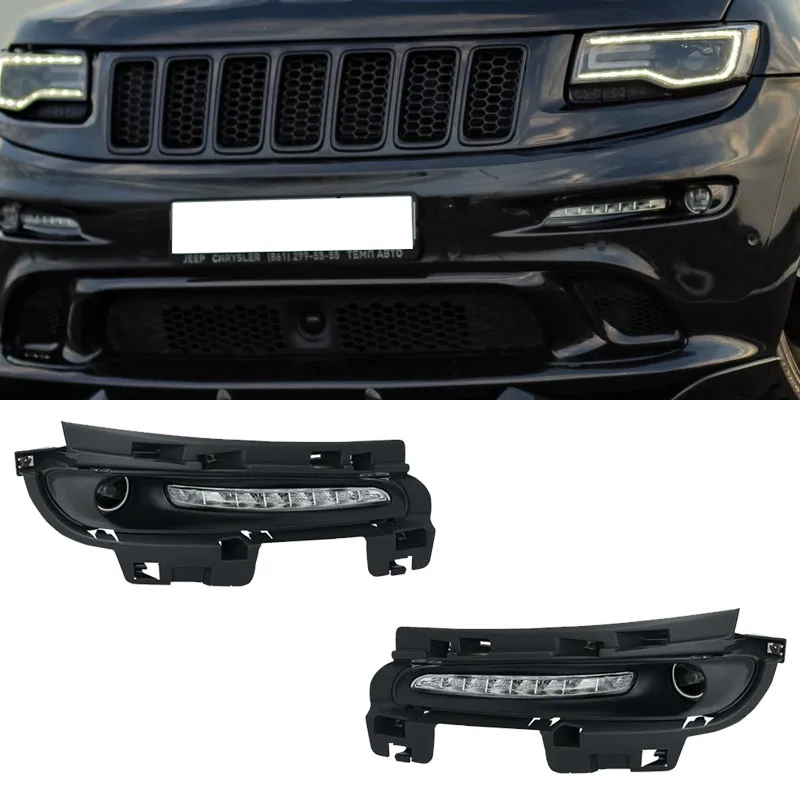 For Jeep Grand Cherokee SRT8 2012 2013 2014 2015 2016 Front Bumper Light Fog Light Daytime Running Light Driving Light