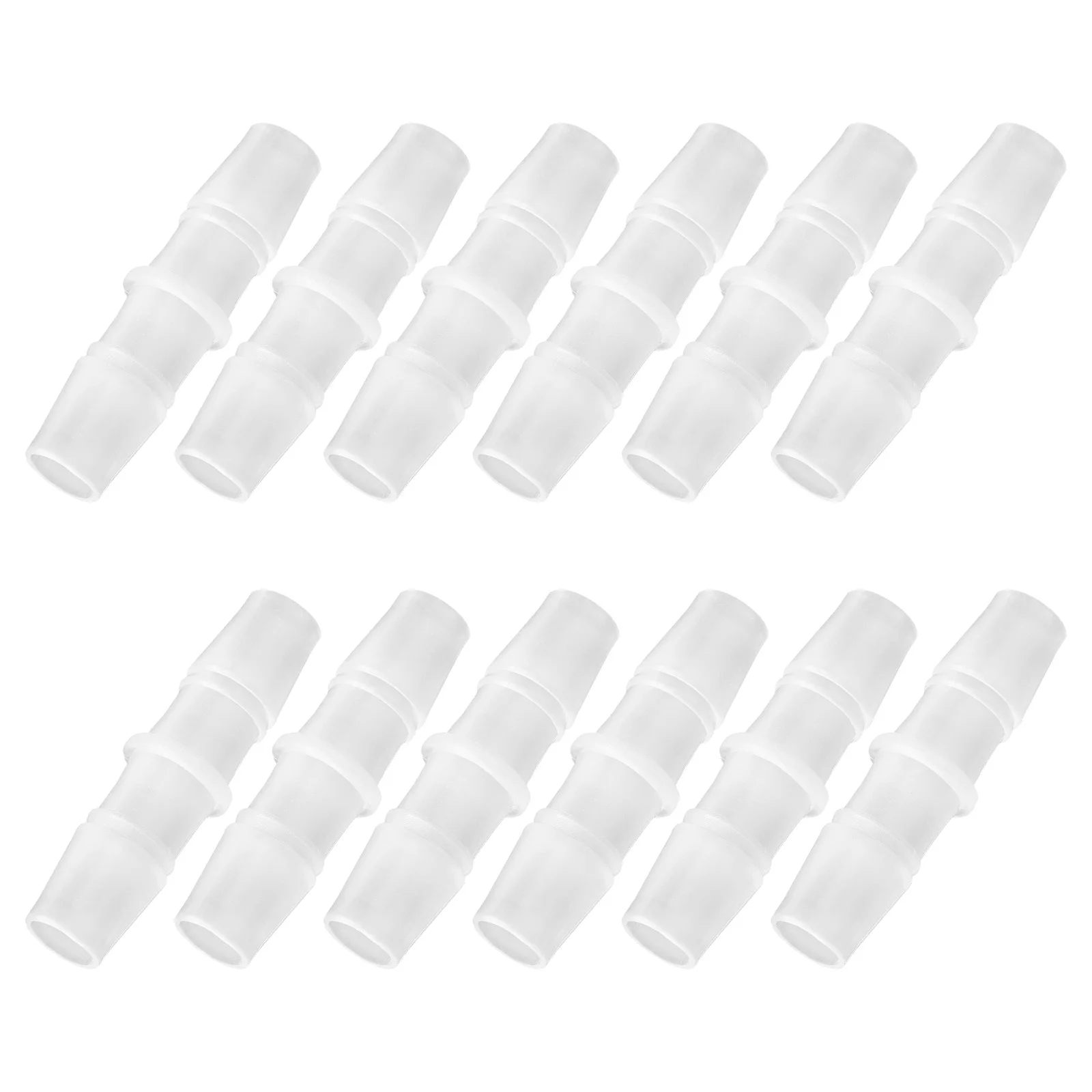 12 pcs 3/8 inch Barbed Hose Connector for Irrigation Systems / Aquarium /Water Pump, Plastic Barb Fitting Adapter