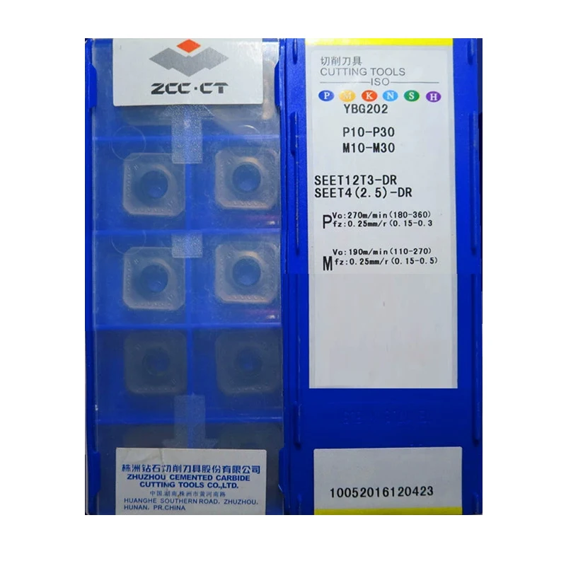 

HUAZHICHUN SEET12T3-DR YBG202 Carbide CNC Lathe Thread Turning Inserts For Thread Turning Toolholder