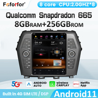 8G+128G Auto Stereo Screen Android11 Car Radio For Nissan Cima Apple Carplay DSP Headunit GPS Navigation Multimedia Player Audio