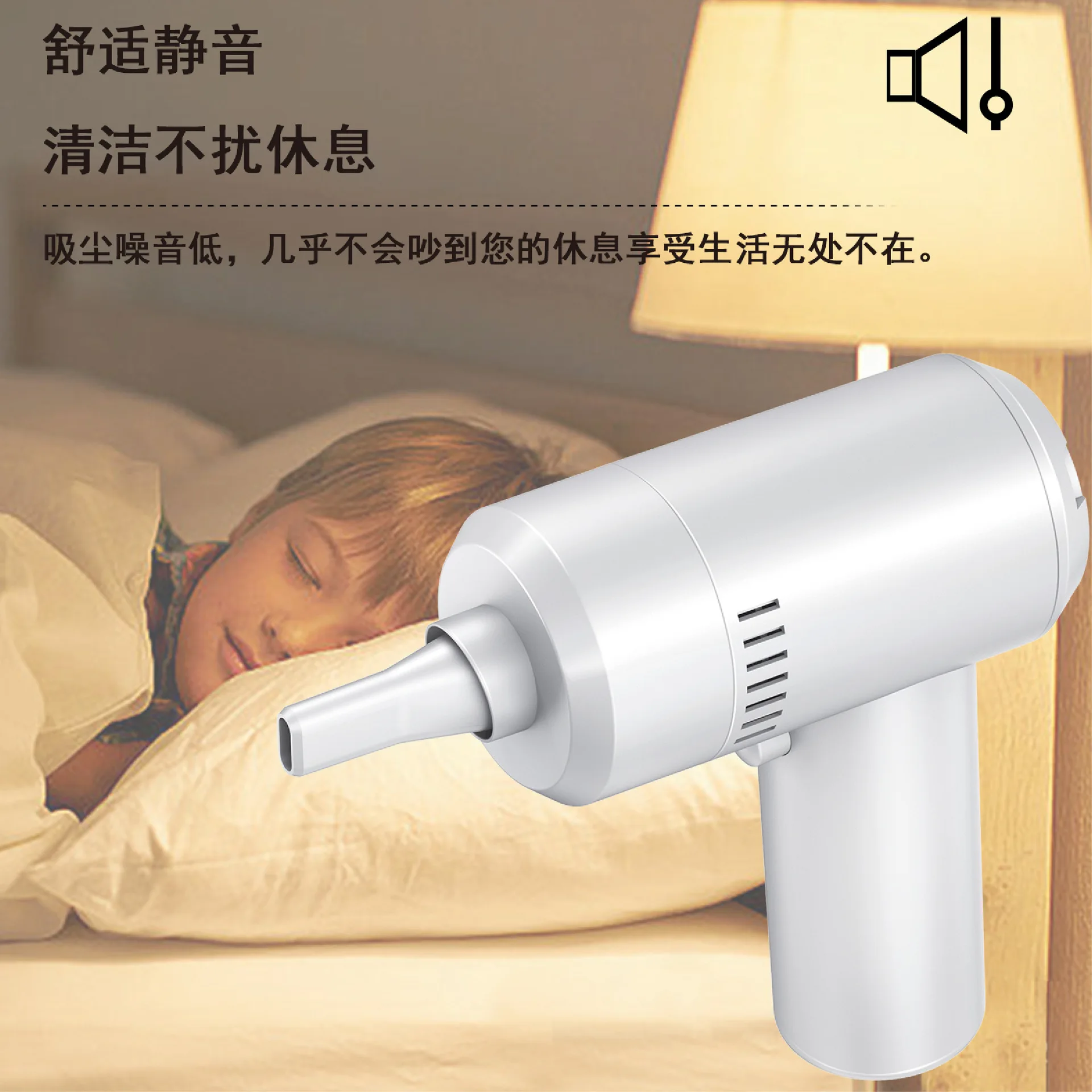 새로운 고 흡입 무선 핸드 헬드 진공 청소기 가정용 소형 자동차 학생 애완 동물 청소 기계 선물