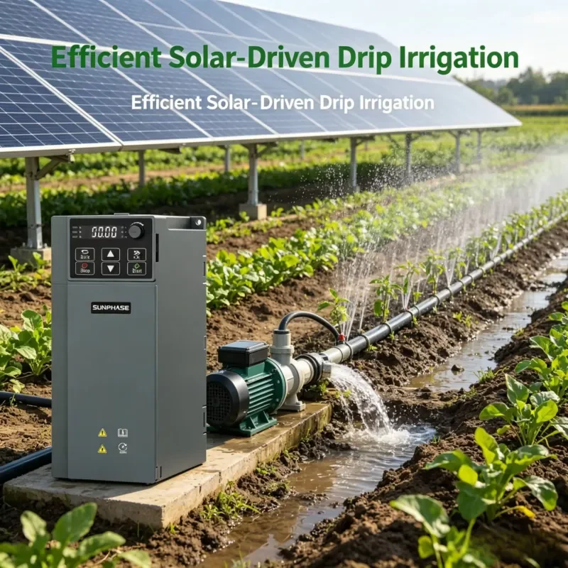 1.5kW 2HP 3 Phase Solar Water Pump Controller 99% MPPT AC DC Solar Pump Inverter 230V - 800VDC to 380VAC for Farm Irrigation