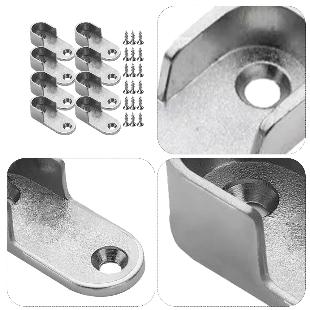 Kledingstok van Kast Kast Steunstang Hardware Verstelbare Kleding Socket Hanger Zinklegering Eindhouder voor
