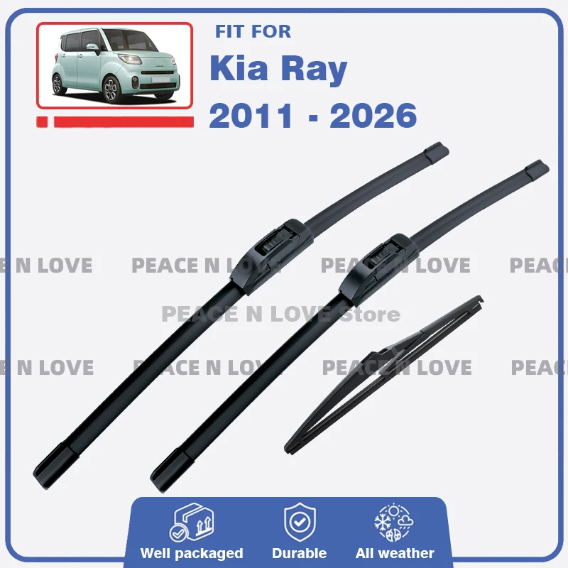 

Front Rear Windscreen Wiper Blade For Kia Ray 2011 - 2026 Window Winshield Brushes Car Accessories 2013 2014 2018 2019 2020 2021
