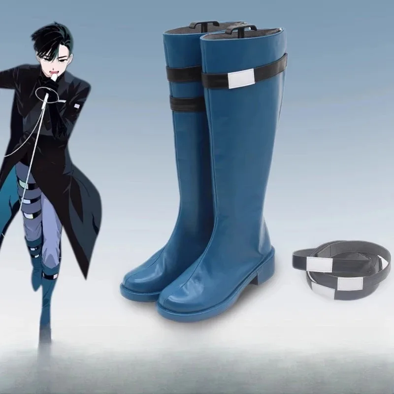 أنيمي الغريبة المرحلة إيفان تأثيري حلي أحذية سوداء الحزن تأثيري الأحذية