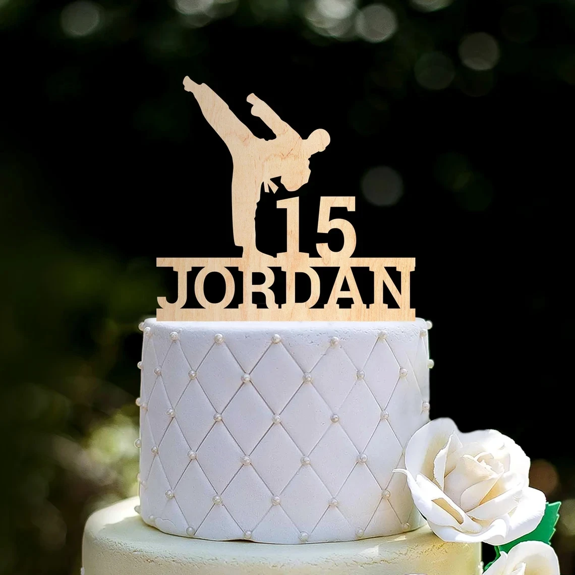 Karate birthday cake topper,boys karate birthday cake topper,ninja cake topper,martial arts birthday cake topper,karate girl