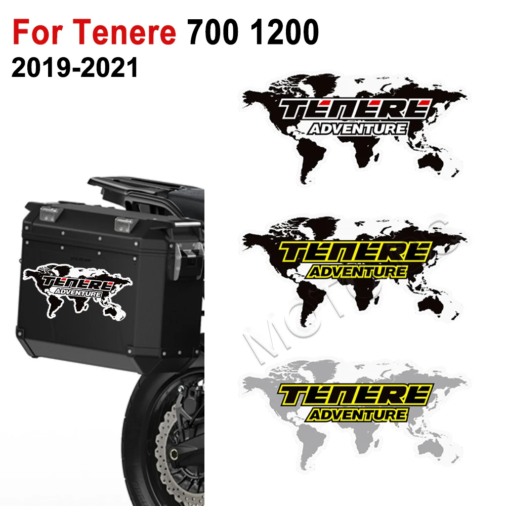 Tenere700 Tenere1200 Motorcycle Trunk Luggage Cases Panniers Stickers Decals For Yamaha SUPER Tenere 700 1200 2019 2020 2021