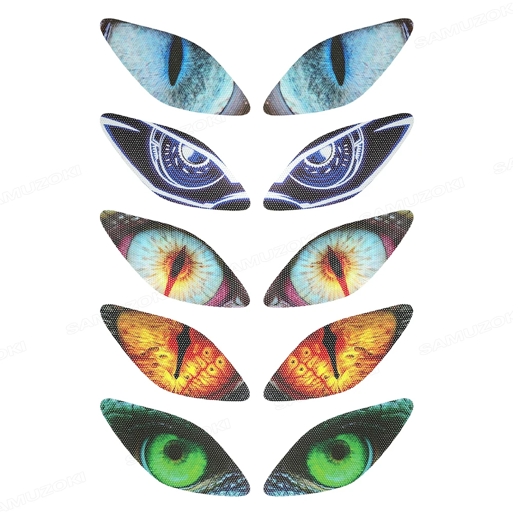 

Fit for Yamaha RAPTOR 660 YFM660 ATV 2001-2005 Motorcycle Front Fairing Headlight Decals Eyes Graphics Sticker