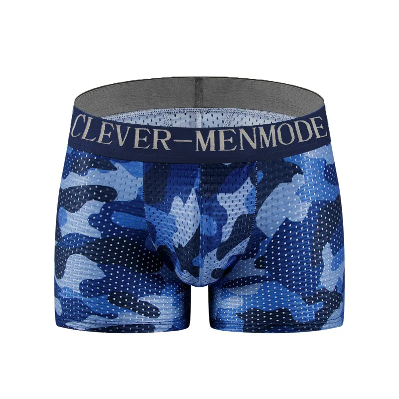 Sexy Men Padded Underwear Mesh Buttocks Lifter Butt Push Up Shaper Shorts Trunk Underpants Enhancer Hip Panties Breathable