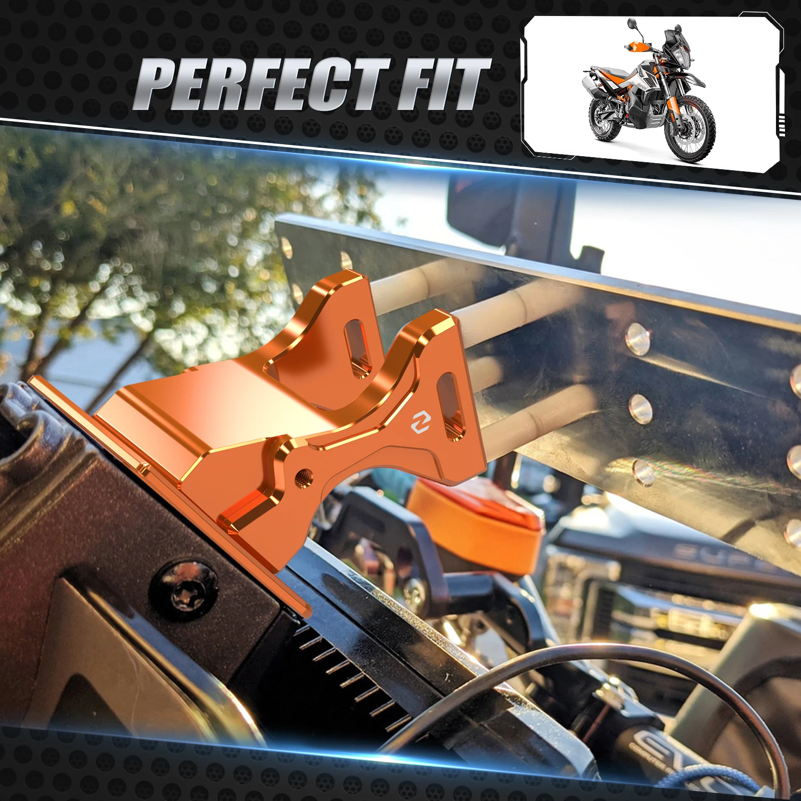 (US Stock) Phone GPS Holder Bracket GPS Mount For KTM 390 Adventure 2020-2024 790/890 Adventure R/S/Rally Husqvarna NORDEN 901