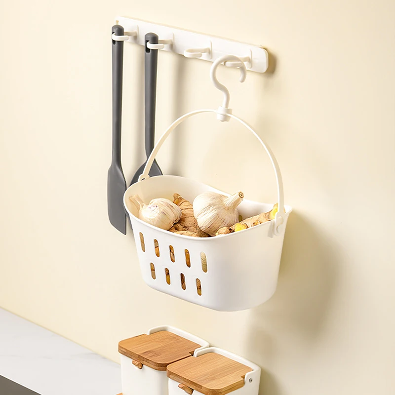 Household Sundries Hanging Basket Storage Drain Bag Basket Bath Storage Sink Holder Soap Holder Kitchen Bathroom Organizer