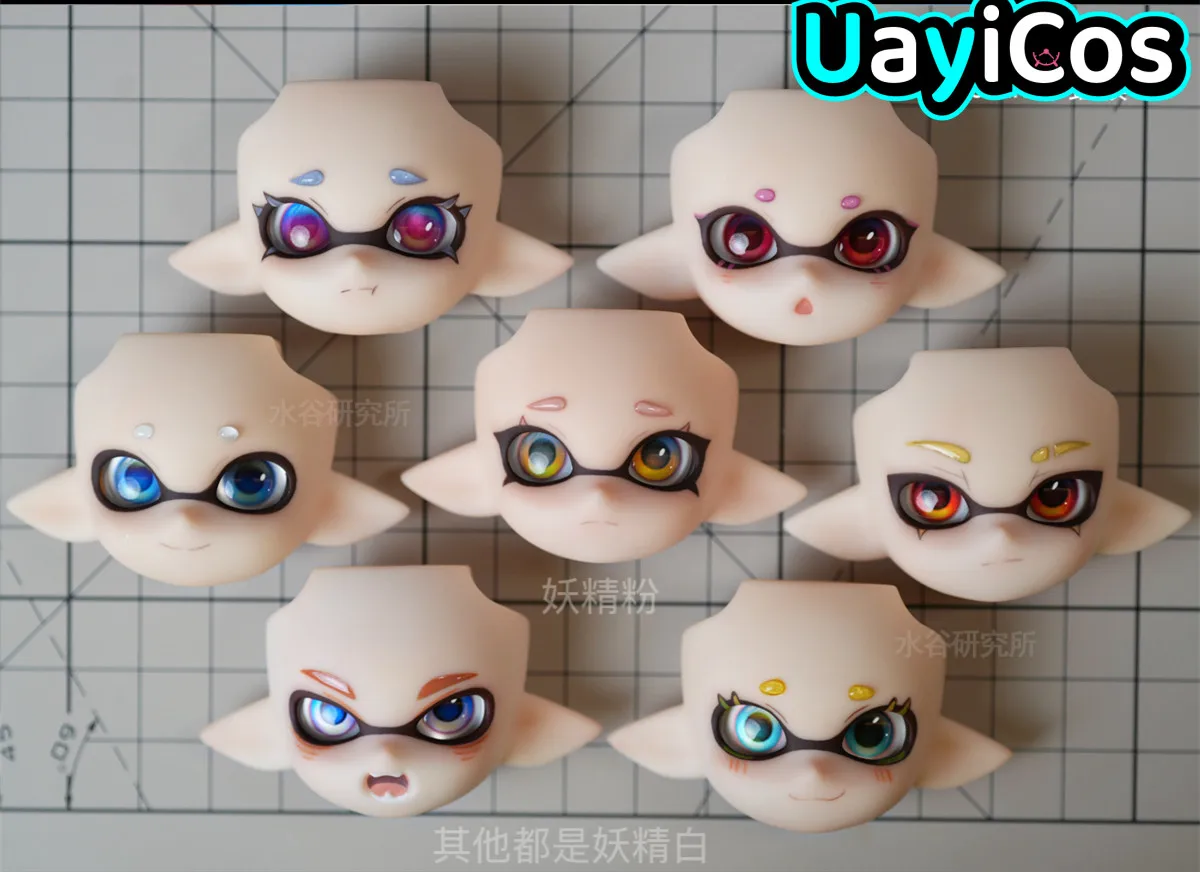 

OB11 Faceplates GSC BJD Octopus Squid Face Shell Handmade Cartoon Doll Accessories Game Props Cosplay Anime Figure Toy Kids Gift