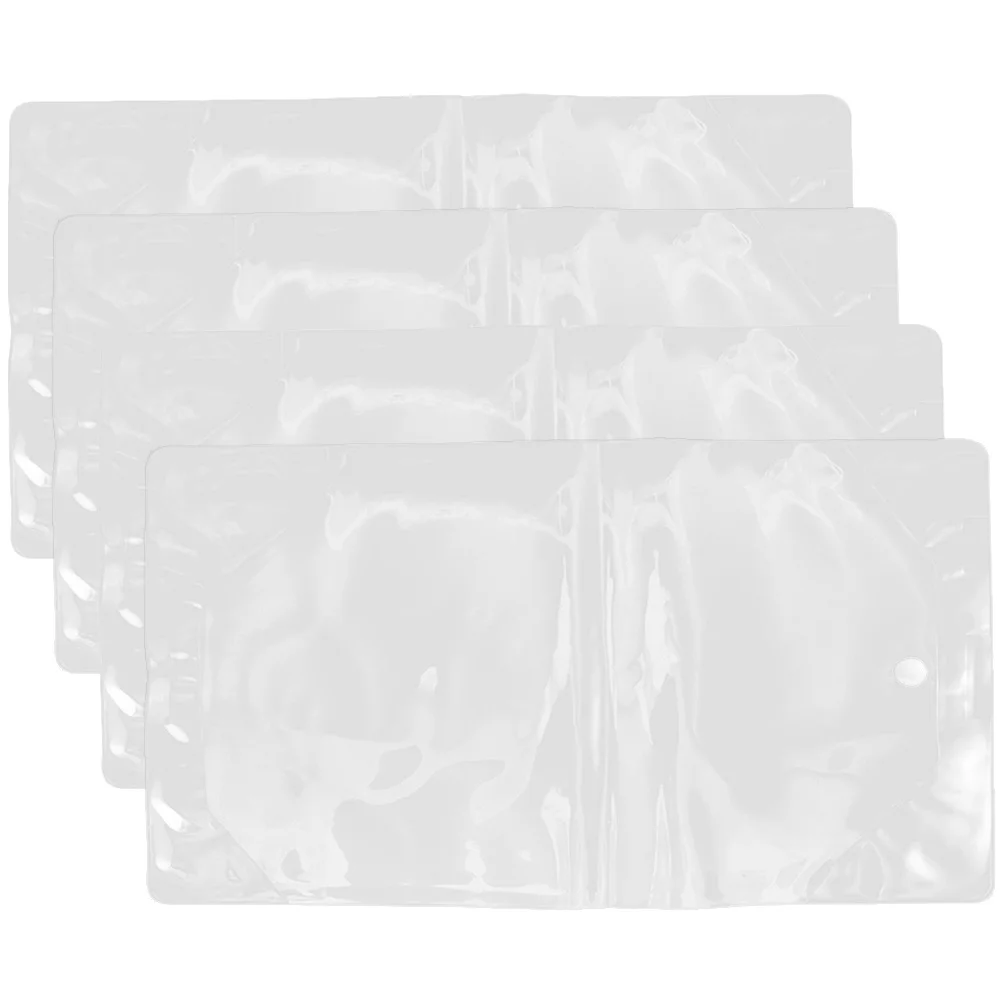 

4 Pcs Book Covers A5 Protection Film for Books Transparent Protector Student Students Sleeve