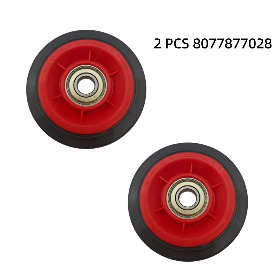 Image of 2er-Pack 8077877028 Trocknertrommelrolle 1364059004 1364169001 8077877036 für Stützrolle für Zanussi & kompatible Trockner