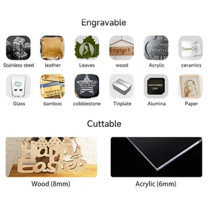 النقش بالليزر 5W الأزرق CNC عالية الدقة DIY الليزر قطع الاكريليك الفولاذ المقاوم للصدأ الخشب أدوات آلة النقش أفضل 10 حفارة ليزر مبيعا للفولاذ المقاوم للصدأ - No6