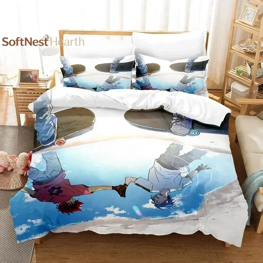 2026 Fashion 3D Print Anime Sk8 The Infinity Bedding Set Single Twin Full Queen King Size Bed Set Adult Kid Bedroom Duvet Cover
