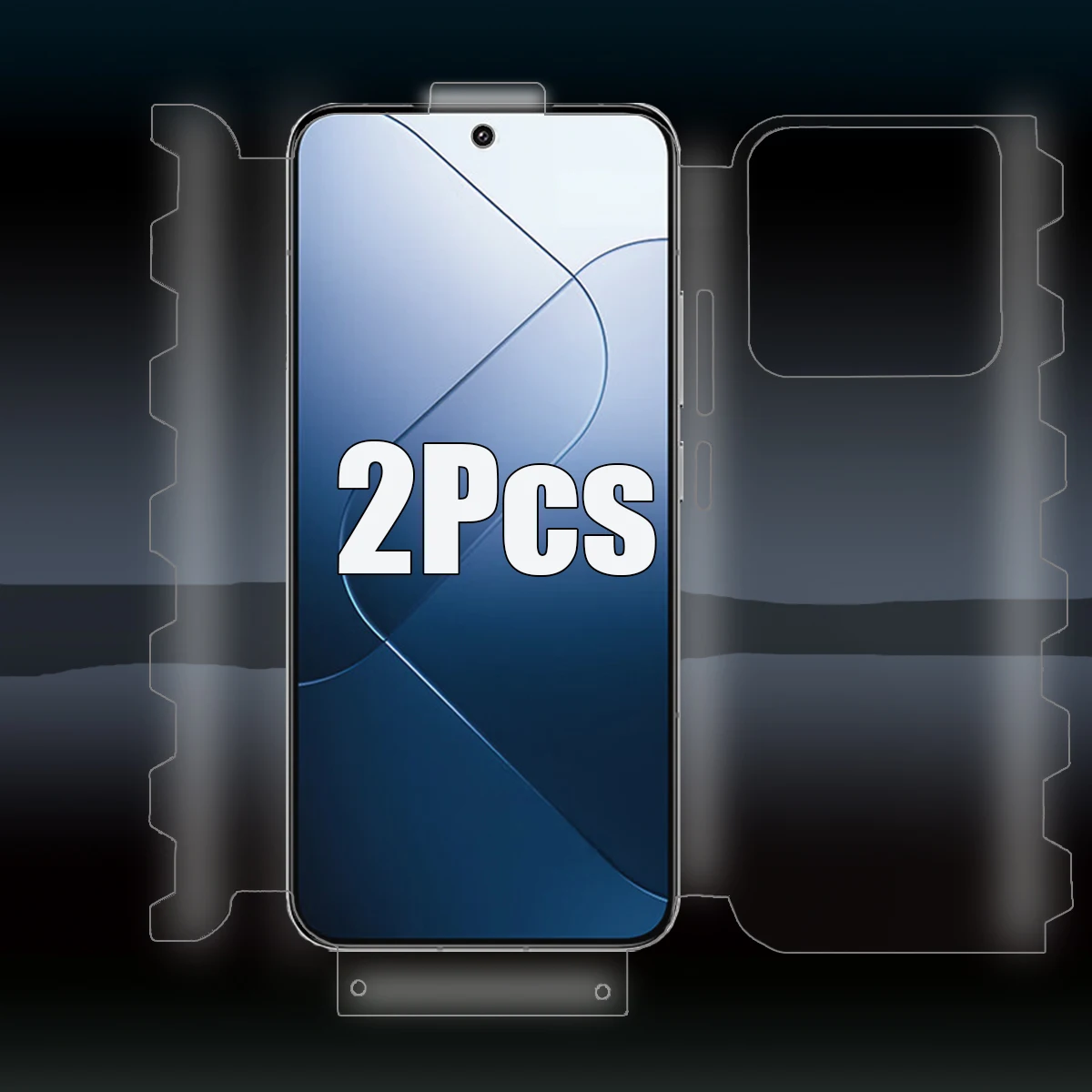 

2pcs 360° Full Body Cover Screen Protector For Xiaomi Mi 15 14 13 12 Pro 14pro 13pro 12X Soft Matte Hydrogel Gel Protective Film