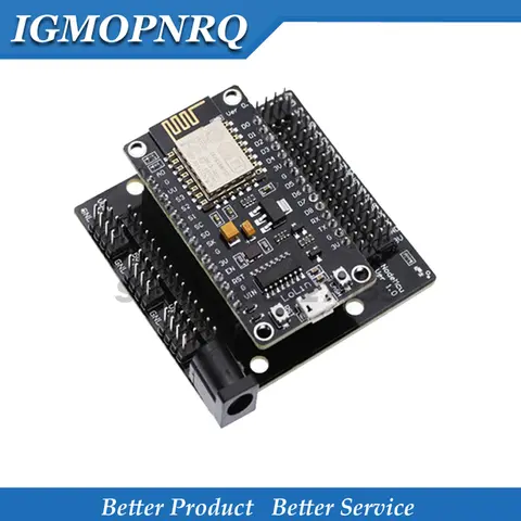 Node MCU Development Kit V3 CH340 NodeMCU + Motor Shield Wifi Esp8266 Esp-12e diy  toy remote control Lua IoT  car Esp12e