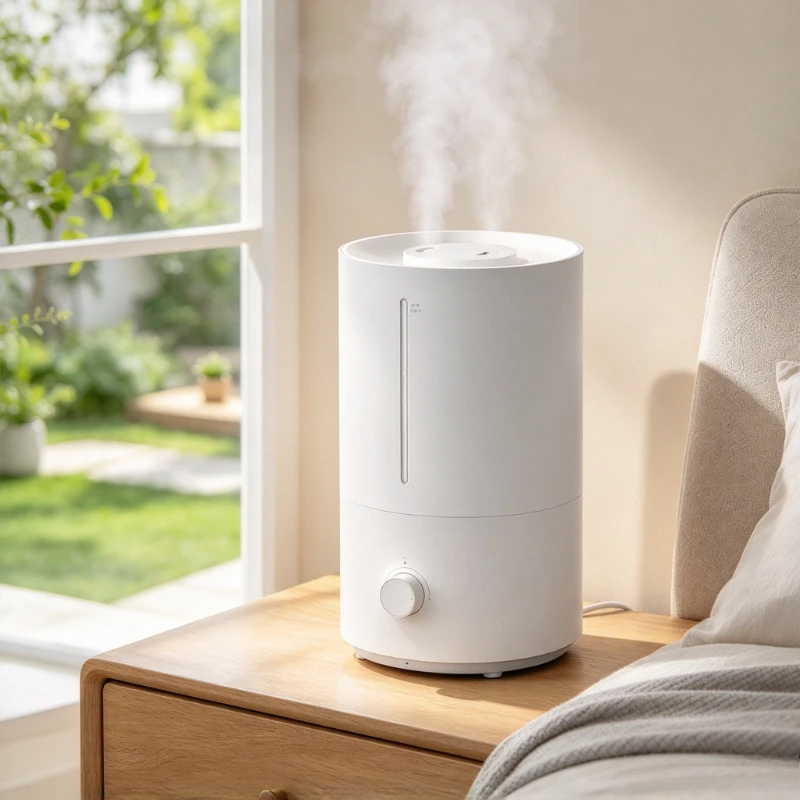 300mL/h Desktop Humidifier, Top Fill Fine Mist Machine with 34dB Quiet Operation for Bedroom Office Home Daily Moisture Use
