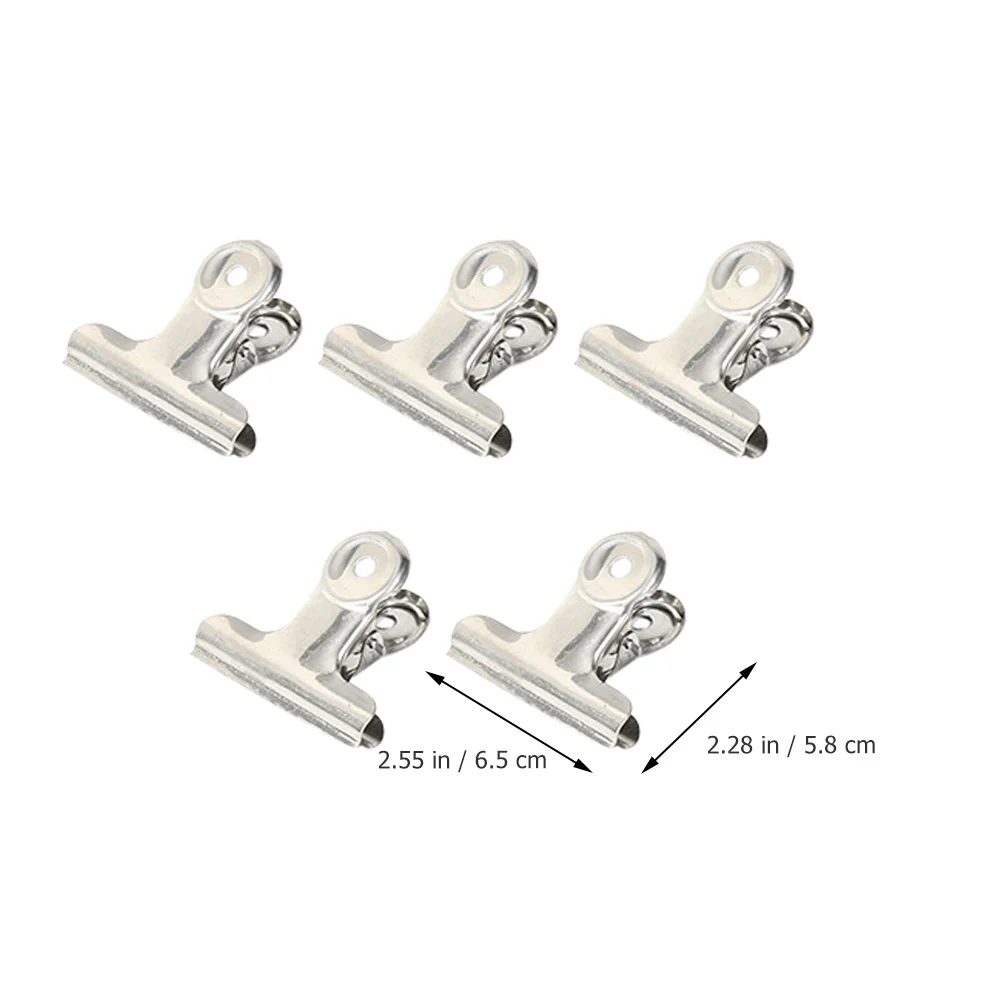 5 قطع من مشابك لوحة الرسم المصنوعة من الفولاذ المقاوم للصدأ، مشابك رسم قوية لعرض الأعمال الفنية، تنظيم الأوراق واللوازم المكتبية #5