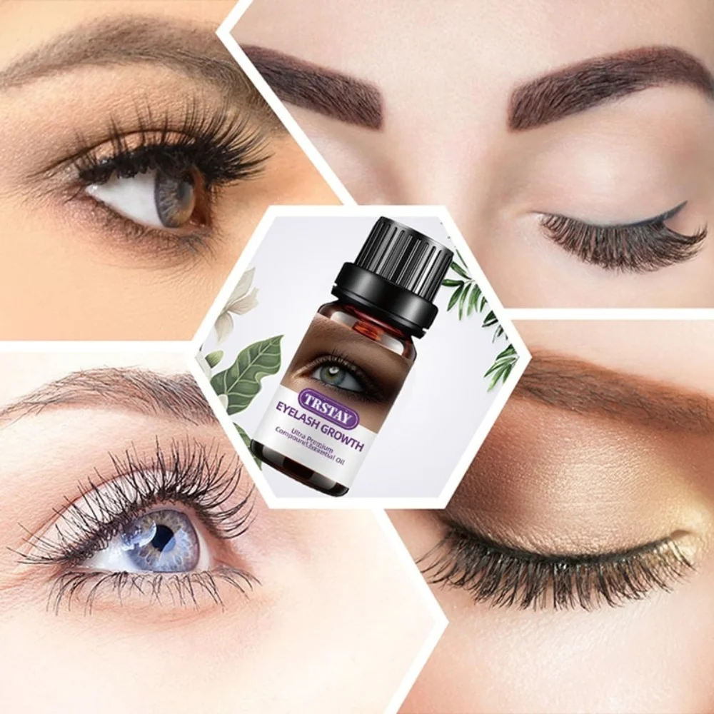 Powerful Eyelashes Growth Serum Eyebrow Growth Oil Essential Oils Essence Fast Growth Liquid Essential Oil Eyelash Enhancer