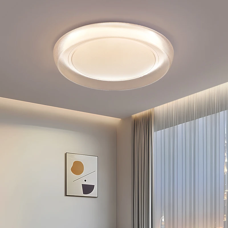 Bedroom Ceiling Light Modern Simple New Suspended High-end Designer Circular Living Room  Eye Protection LED Lighting Fixture