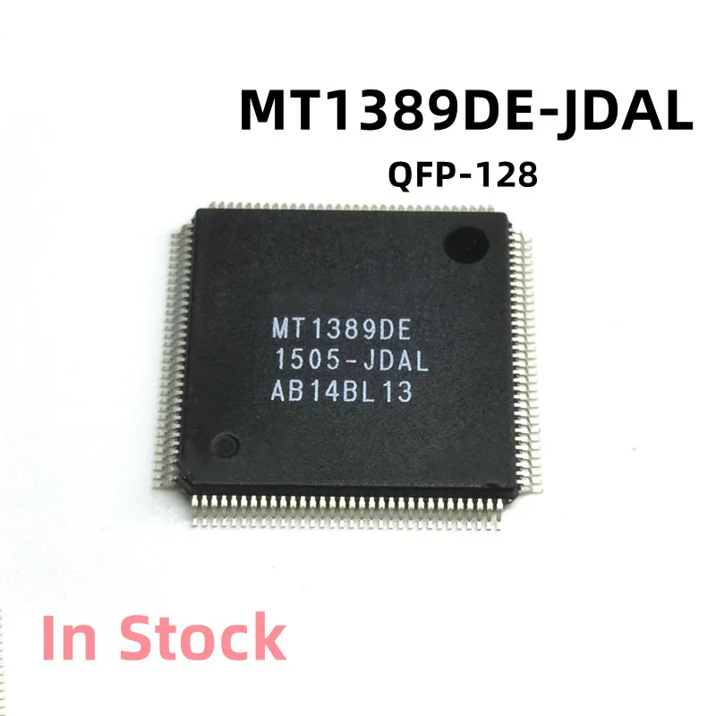 2PCS/LOT MT1389DE-JDAL  MT1389DE QFP-128 Decoding IC DVD EVD Car IC In Stock