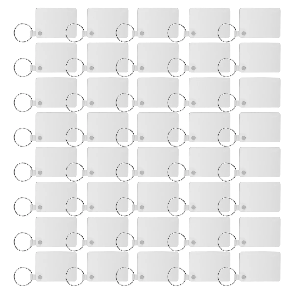 40-pak brelok do kluczy sublimacyjnych Pusty dwustronny transfer ciepła Pusty brelok do kluczy MDF Pusty brelok do kluczy Sublimacja DIY