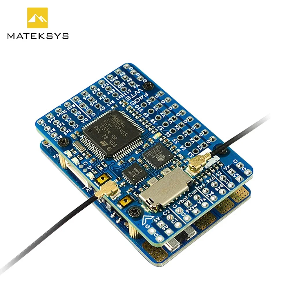 

MATEKSYS F405-WTE ICM42688-P BEC Baro OSD Blackbox 2-6S ArduPilot INAV F405 Flight Controller 25X25mm for RC FPV Drone