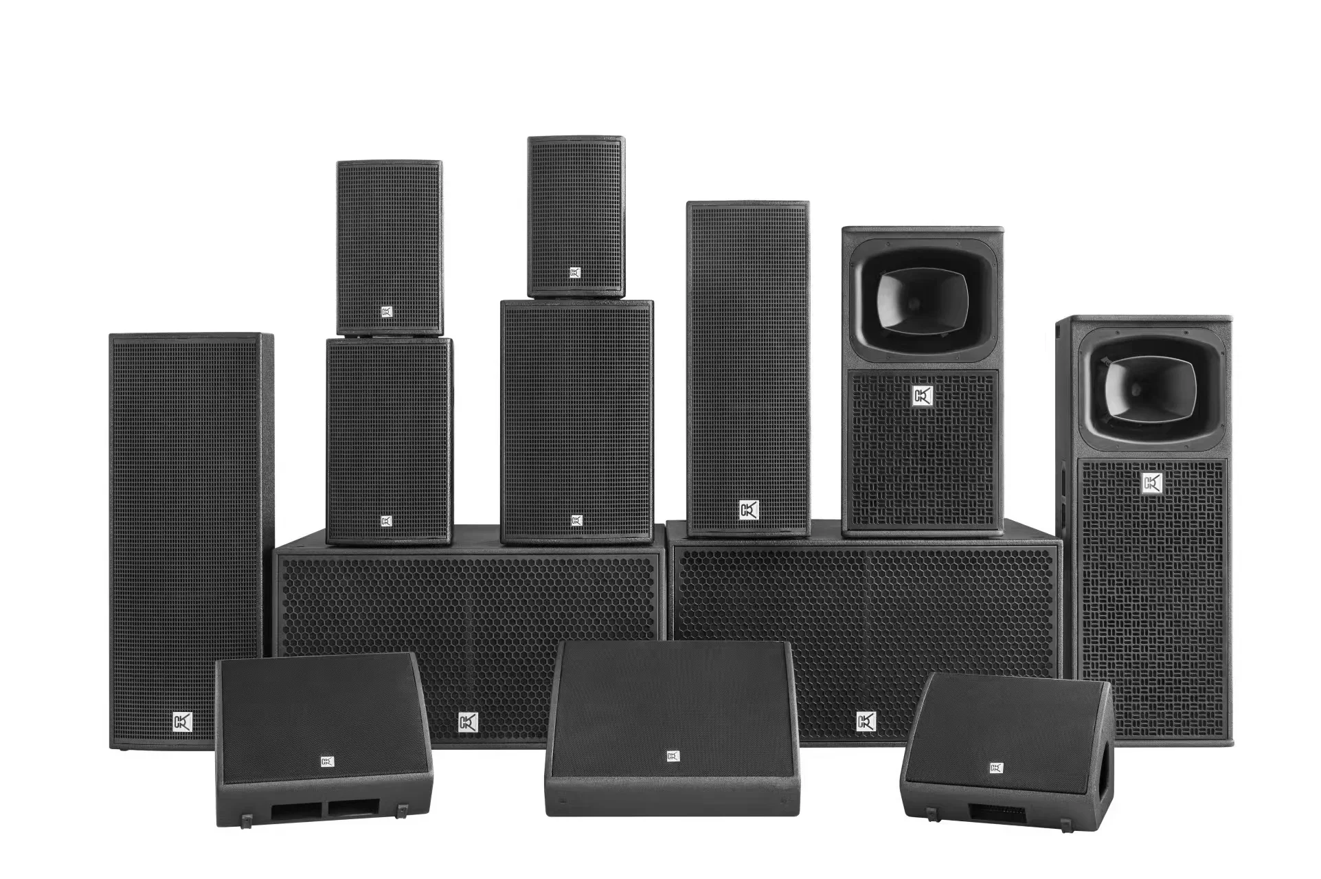 Two Way Full Range Powerful Audio Speaker With Double 15 Inch Woofers