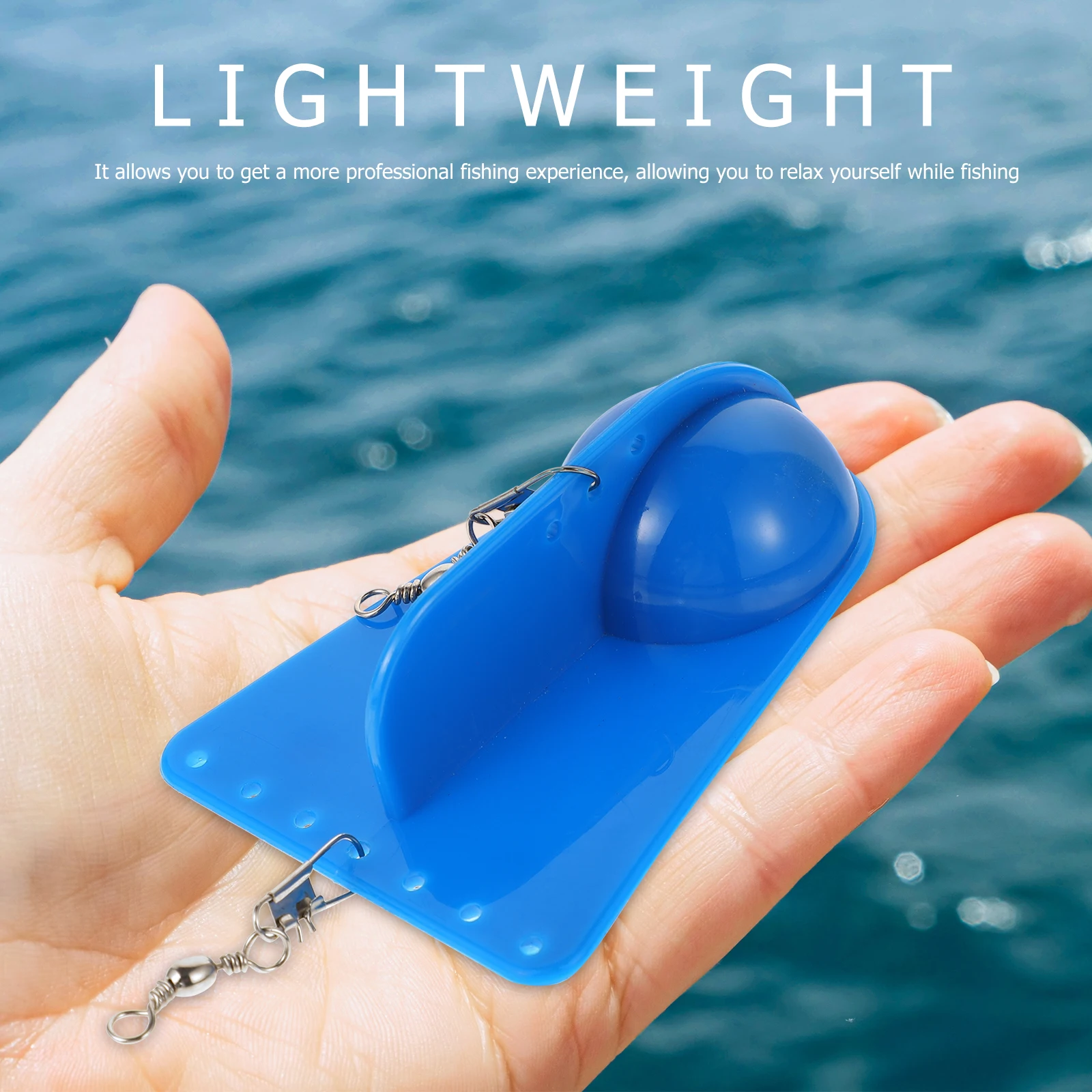 

2pcs Fishing Diving Board Gear Planer Boards Plastic Equipment Trolling Accessories Sturdy Lightweight Portable Storage