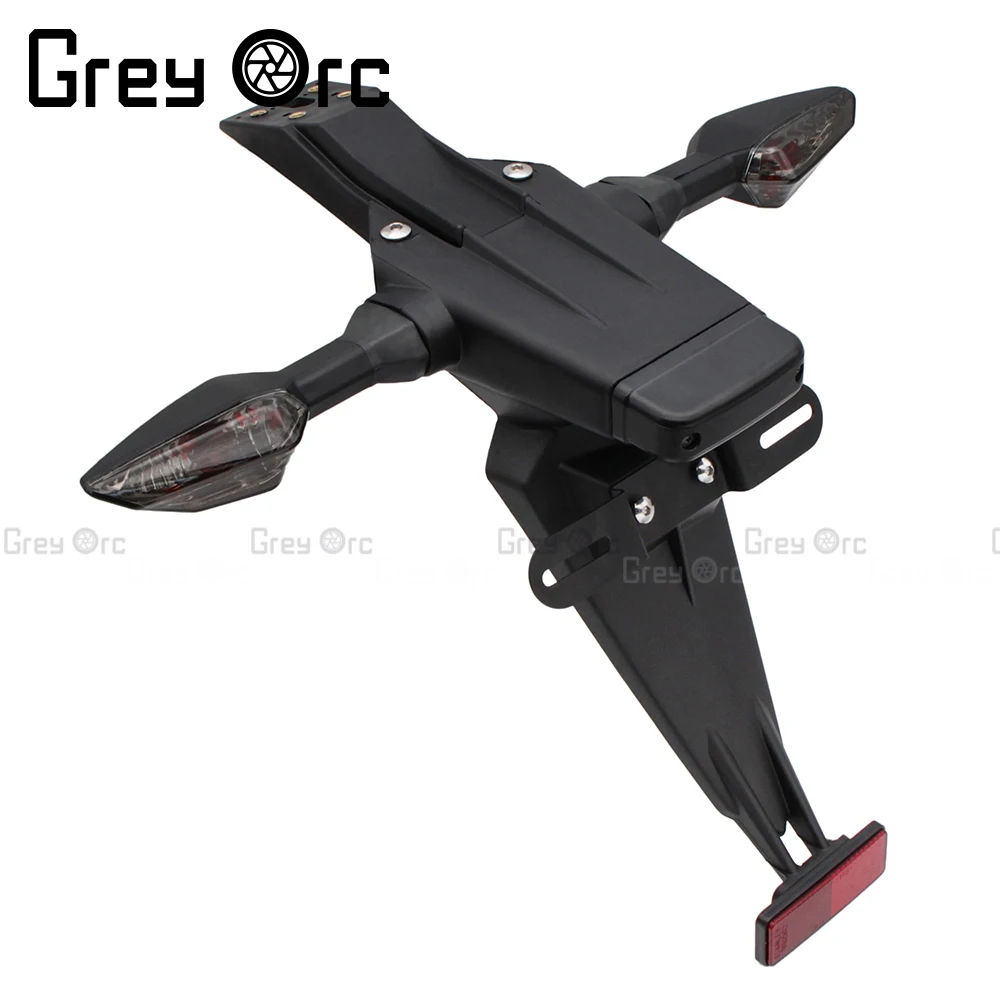For Kawasaki Ninja ZX-6R 636 2009-2016 ZX-10R 2008-2010 2009 Rear Fender Mudguard Cover License Registration Plate Bracket