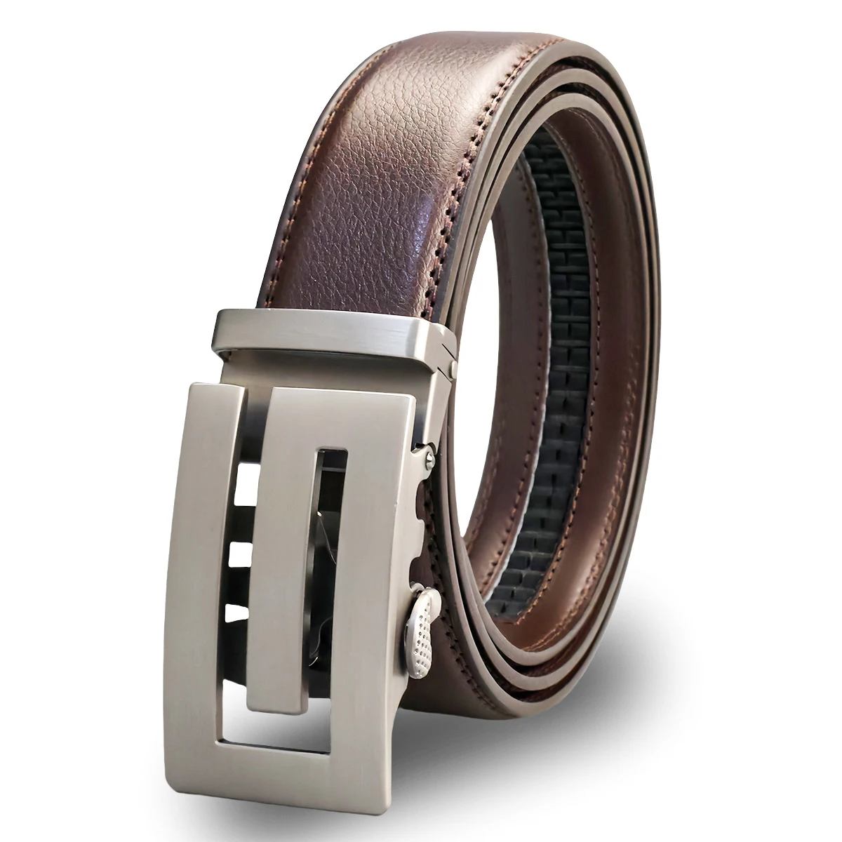 

Men's Belts Higt Quality Genuine Leather Belt Cowhide Strap for Male Alloy Automatic Buckle Belts Business Casual Designer Belt