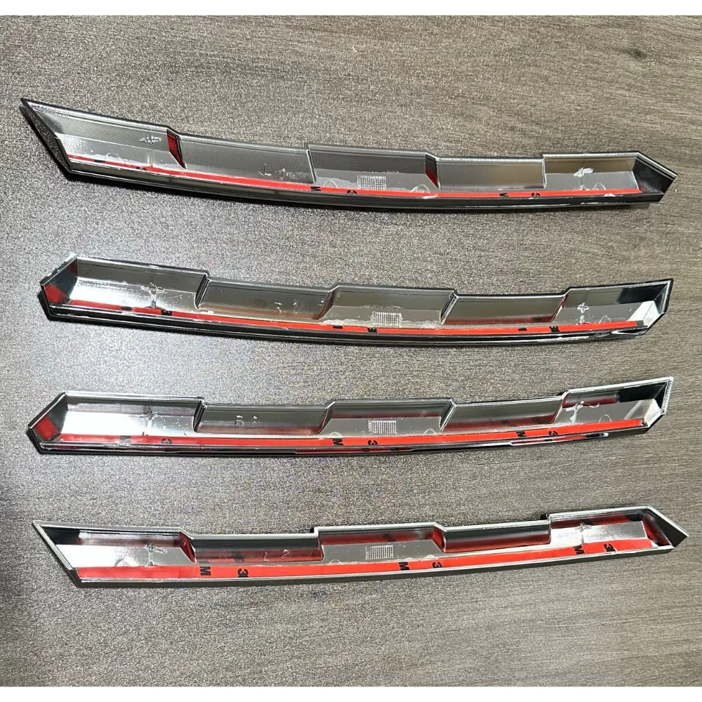 Chrome Front Panel 4 Part 2022 and Later Abs Chrome 623872144R High Quality Glossy Mirror Auto Accessories for Renault Express