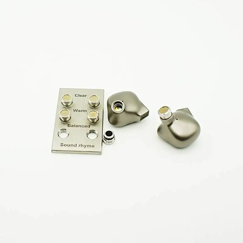 قافية الصوت SP01 10 مم سائق ديناميكي مغناطيسي مزدوج 2Pin 0.78 مم HiFi داخل الأذن شاشات سماعات IEM مع فوهات قابلة للتبديل