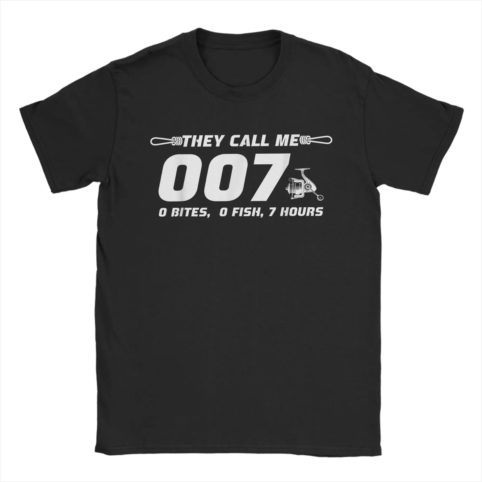 Fischer Witz Papa Sie nennen mich 007 T-Shirt Männer lustige Mode Baumwolle T-Shirts O Hals Kurzarm T-Shirts Geburtstagsgeschenk Merch
